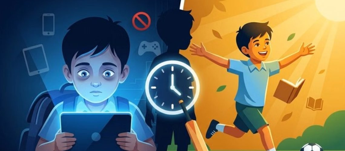आपका स्क्रीन टाइम कितना होना चाहिए? - फोटो : AI